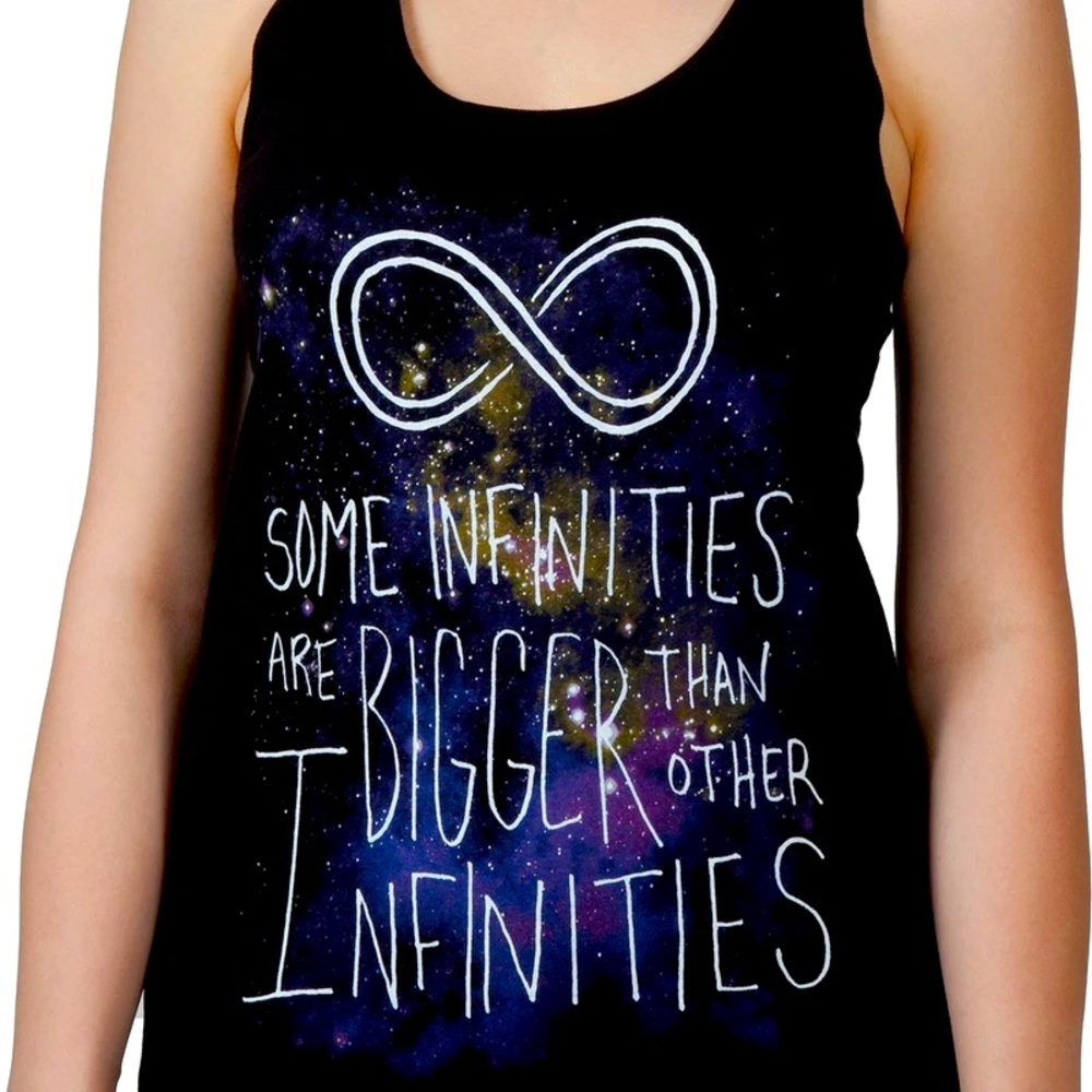 ♾Fault In Our Stars Galaxy Printed/Quote Tank Top♾